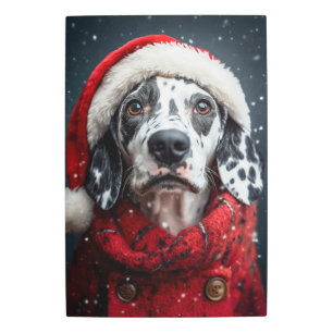 Impresión En Metal Dalmacia festiva en Santa Attire