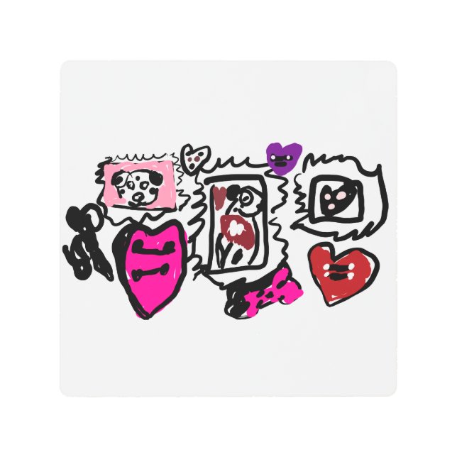 Impresión En Metal Dalmatian lovely  (Anverso)