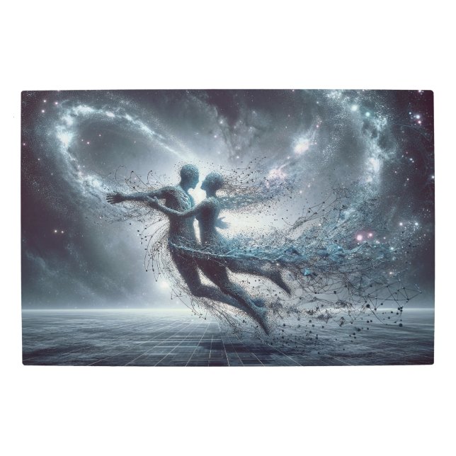 Impresión En Metal Danza cósmica de la creación: el desenvolvimiento  (Anverso)