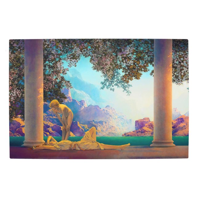 Impresión En Metal Daybreak, 1922 por Maxfield Parrish (Anverso)
