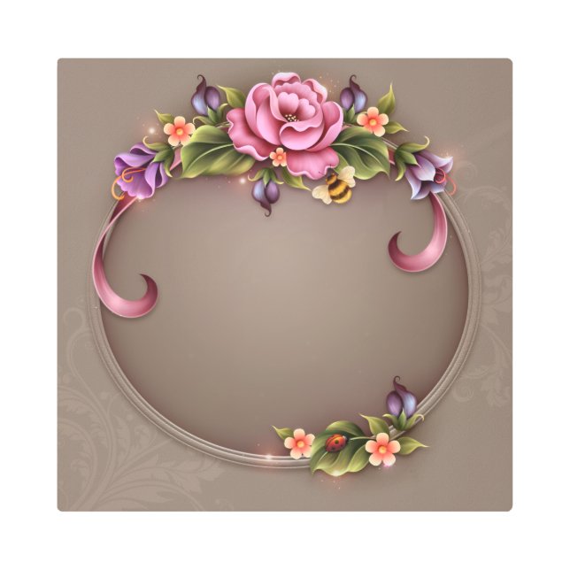 Impresión en metal de 16" x 16" (Anverso)