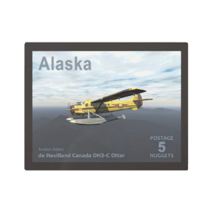 Impresión En Metal De Havilland DH3-C Otter - Postage de Alaska