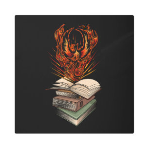 Impresión En Metal De Los Libros