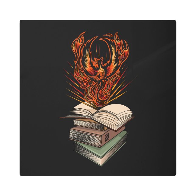 Impresión En Metal De Los Libros (Anverso)