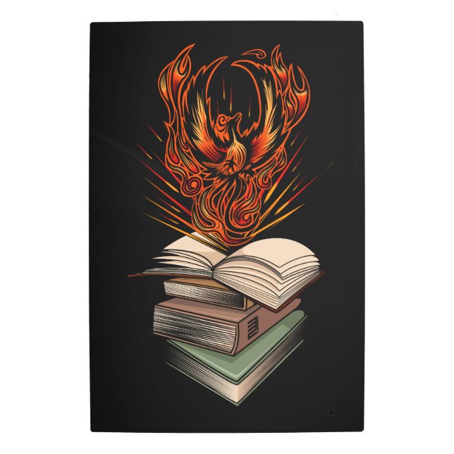 Impresión En Metal De Los Libros (Anverso)