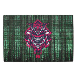 Impresión en metal de Matrix Samurái Cyberpunk