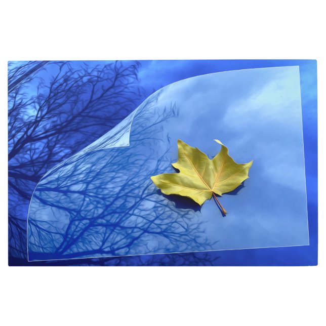 Impresión En Metal De otoño a invierno (Anverso)