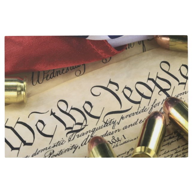 Impresión En Metal Declaración de Independencia (Anverso)