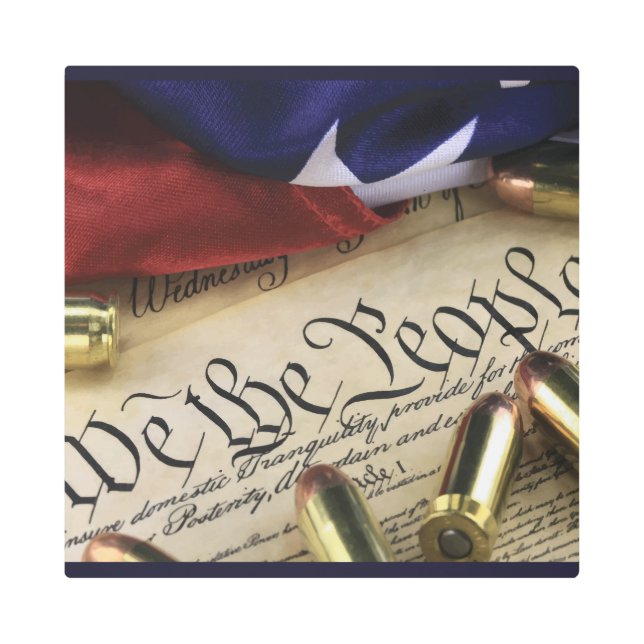 Impresión En Metal Declaración de Independencia (Anverso)