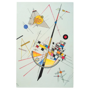 Impresión En Metal Delicada tensión de Wassily Kandinsky