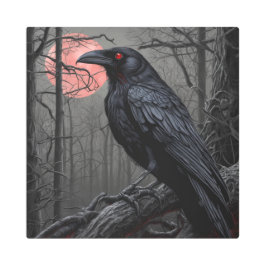 Impresión En Metal Demon Crow