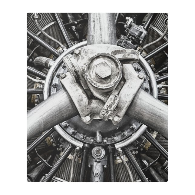 Impresión En Metal Dentro de una hélice (Anverso)