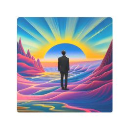 Impresión En Metal Desert Sunrise