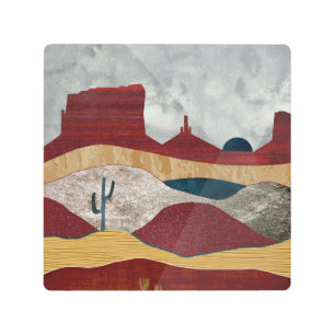 Impresión En Metal Desert Sunrise