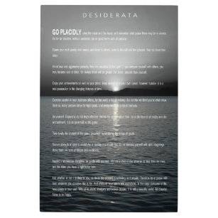 Impresión En Metal DESIDERATA Ocean Dawn