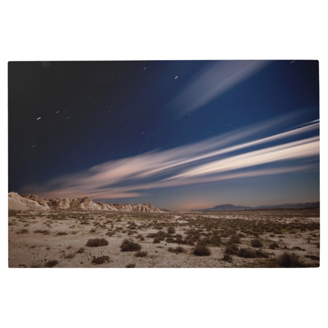 Impresión En Metal Desiertos | Desierto de las Bardenas navarras por  (Anverso)