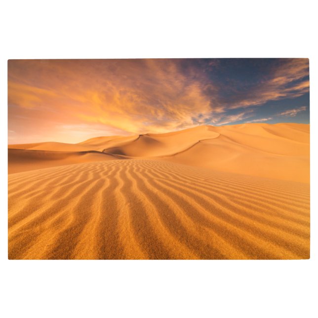 Impresión En Metal Desiertos | Desierto en los Emiratos Árabes Unidos (Anverso)