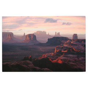 Impresión En Metal Desiertos   Monument Valley Utah-Ariziona