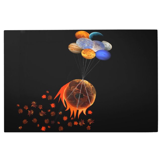 Impresión En Metal Destino global (Anverso)