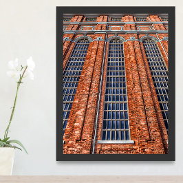 Impresión En Metal Detalle de arquitectura del Tejo Central en Lisboa