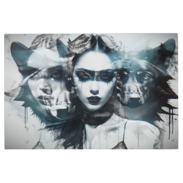 Impresión En Metal Detrás de la máscara 1