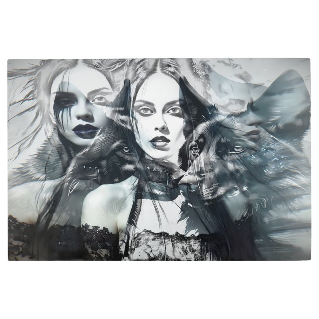 Impresión En Metal Detrás de la máscara 11 (Anverso)