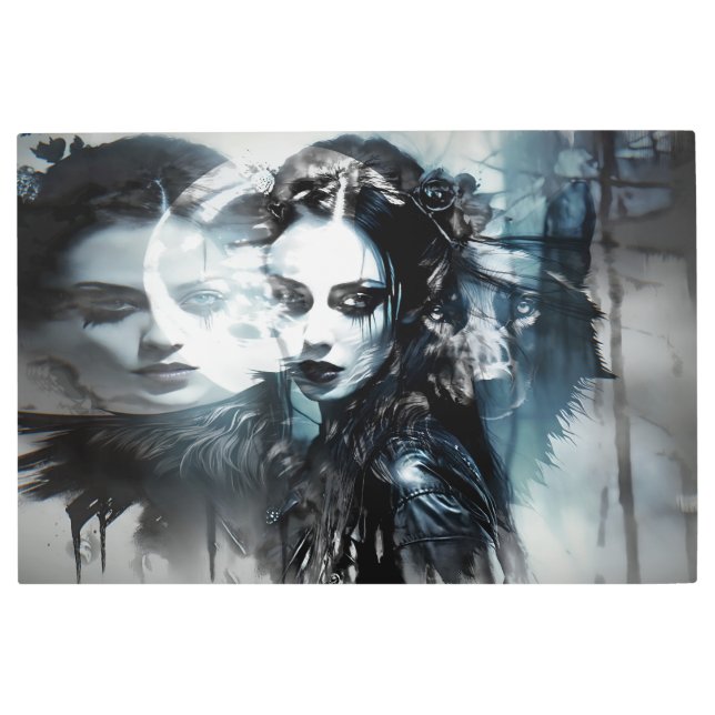 Impresión En Metal Detrás de la máscara 13 (Anverso)