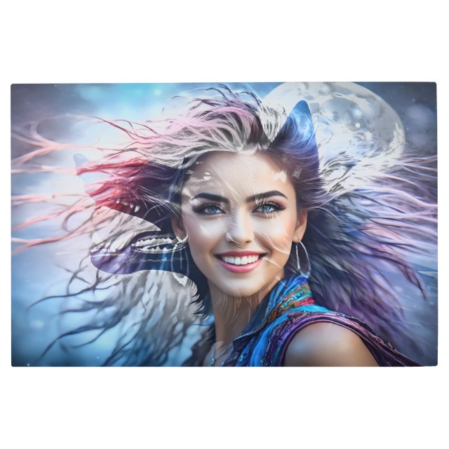 Impresión En Metal Detrás de la máscara 14 (Anverso)