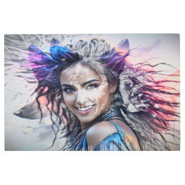 Impresión En Metal Detrás de la máscara 2