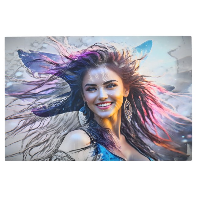 Impresión En Metal Detrás de la máscara 20 (Anverso)