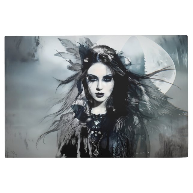 Impresión En Metal Detrás de la máscara 23 (Anverso)