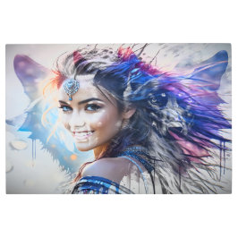 Impresión En Metal Detrás de la máscara 4