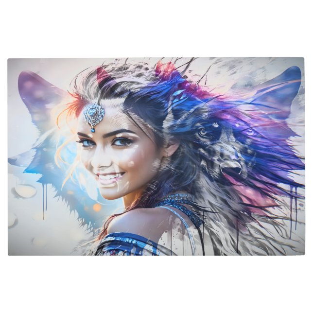 Impresión En Metal Detrás de la máscara 4 (Anverso)