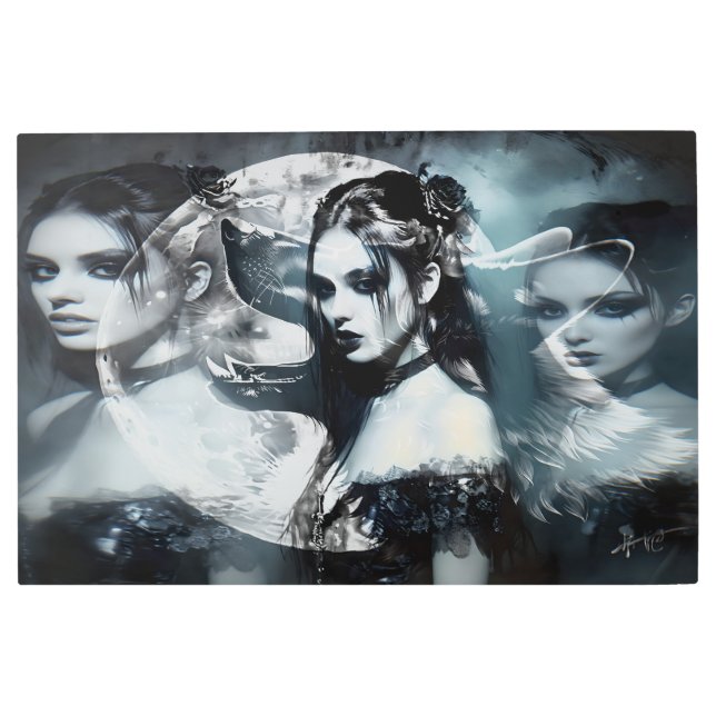 Impresión En Metal Detrás de la máscara 7 (Anverso)