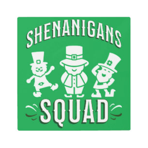 IMPRESIÓN EN METAL DÍA DE SAN PATRICK - PLAZA DE SHENANIGANS