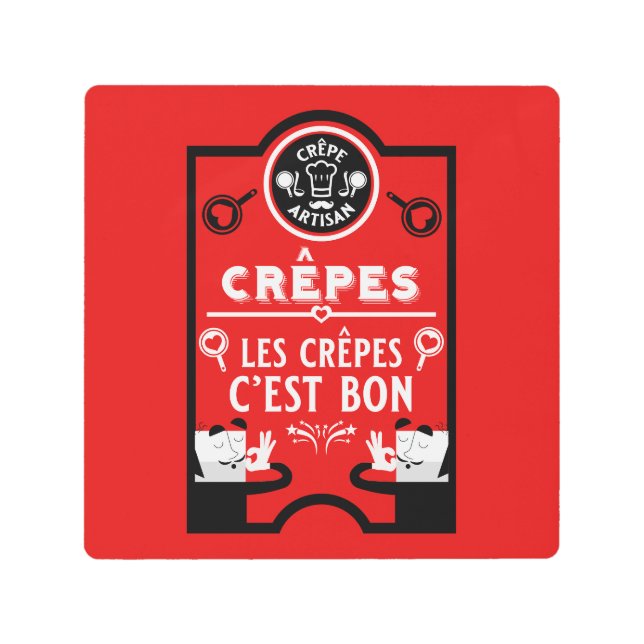 Impresión En Metal Día Nacional del Panqueque 26 de setiembre (Anverso)