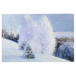 Impresión En Metal Día soleado en el río Dvina   Aleksandr Borisov