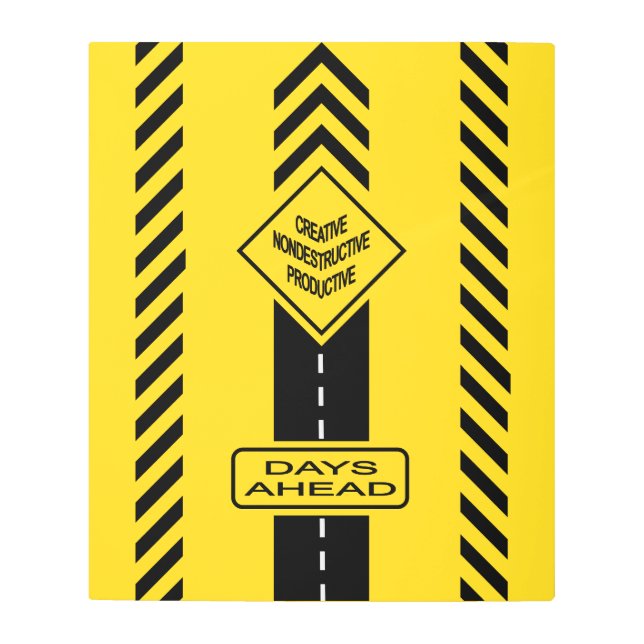 Impresión En Metal Días por delante (Anverso)