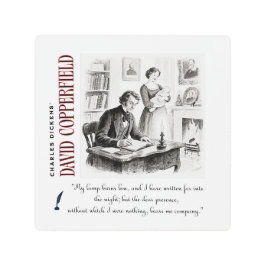 Impresión En Metal Dickens' David Copperfield Art Quote about Agnes