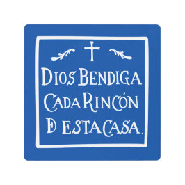 Impresión En Metal Dios bendiga cada rincón