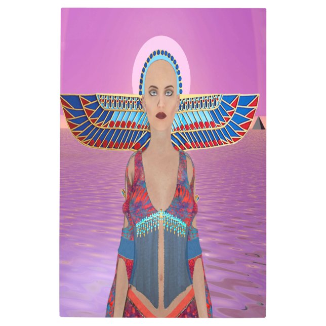 Impresión En Metal Diosa egipcia (Anverso)