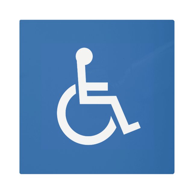 Impresión En Metal Discapacitado (Anverso)