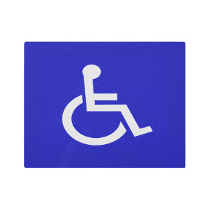 Impresión En Metal Discapacitado