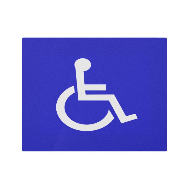 Impresión En Metal Discapacitado (Anverso)