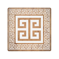 Diseño blanco del patrón de clave griega