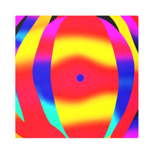 Impresión En Metal Diseño brillante, colorido y audaz