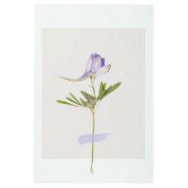 Impresión En Metal Diseño de pared Metalizado de flores secas