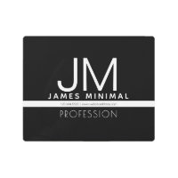 Diseño minimo profesional moderno | Blanco y negro