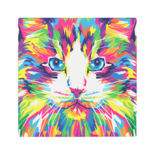 Impresión En Metal Diseño prismático de gatos gatitos-21908