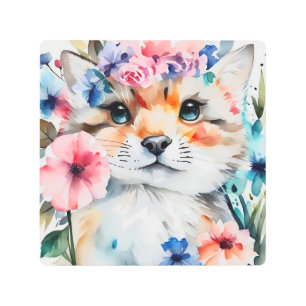 Impresión En Metal Diseño retro lindo vintage para niños